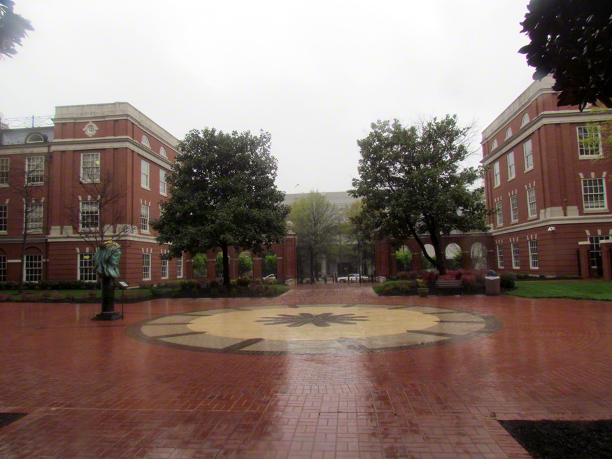federal courthouse courtyard