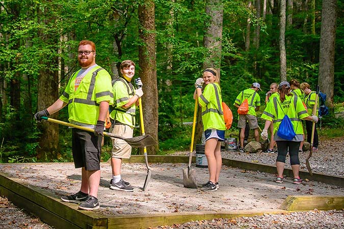 elkmont cleanup in great smoky  mountains national park