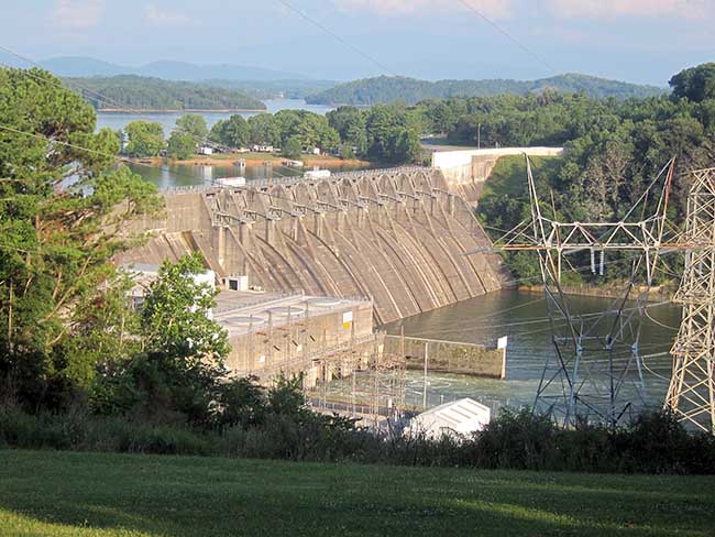 douglas dam reservoir