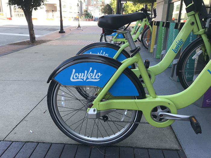 LouVelo bikes Louisville Kentucky
