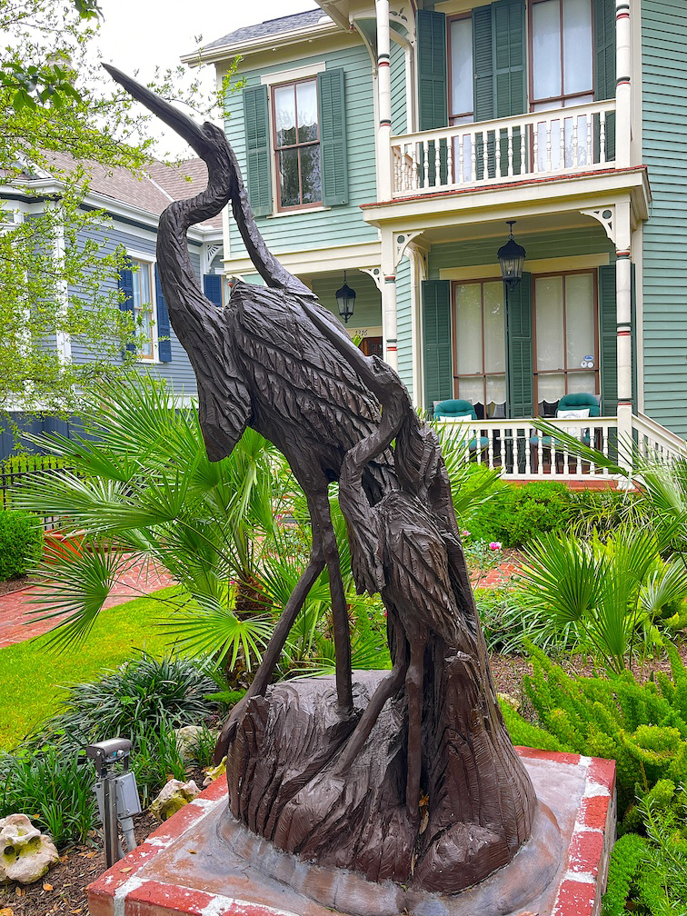 heron sculpture