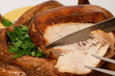 sliced turkey