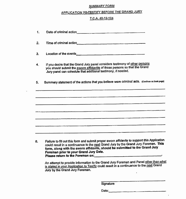 Jimmy Dunn Affidavit