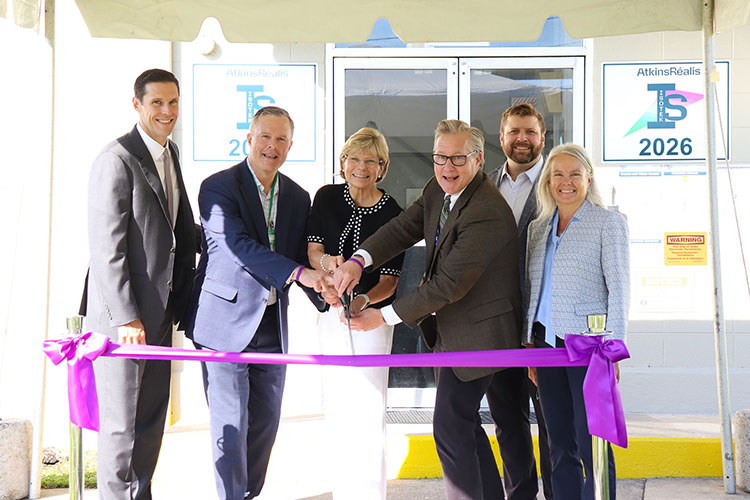 ORNL analytical lab ribbon cutting