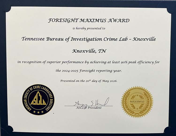 Foresight Maximmus Award