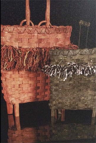 Basket weaving by Teresa Buchanan